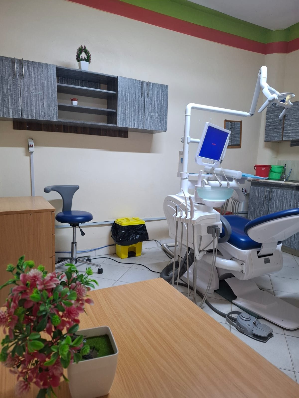 Dental treatment room at Lenana Smiles Dental Clinic